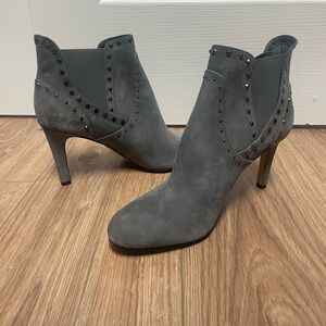 Vince Gray Studded Heeled Boots